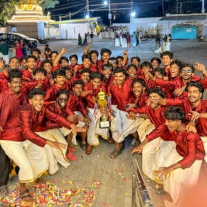 Mosaic gallery showcasing cultural events, labs, libraries, and student celebrations at Mathrushree Group of Institutions.